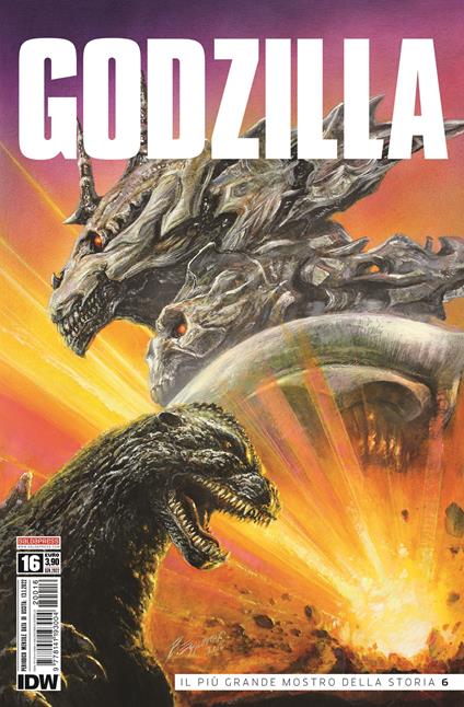 Godzilla. Vol. 16: Il più grande mostro della storia 6 - Jason Ciaramella,Tracy Marsh,Eric Powell - copertina