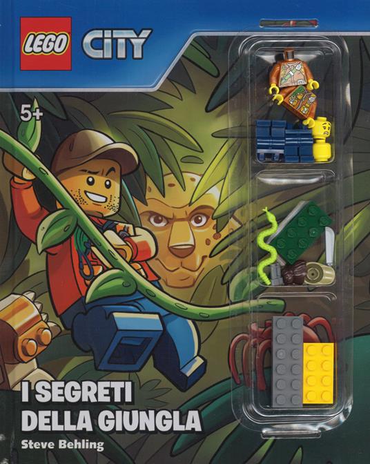 I segreti della giungla. Lego City. Ediz. a colori. Con gadget - Steve Behling - copertina