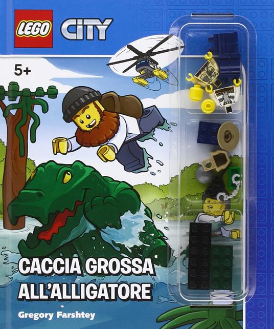 Caccia grossa alligatore. Lego City. Ediz. a colori. Con gadget - Gregory Farshtey - copertina