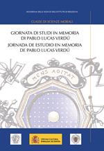 Giornata di studi in memoria di Pablo Lucas Verdù-Jornada de estudio en memoria de Pablo Lucas Verdù. Ediz. bilingue