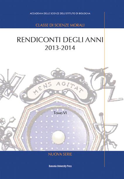 Rendiconti. Vol. 6: Anni 2013-2014 - copertina