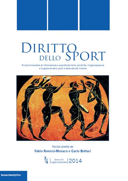 Diritto dello sport (2014) vol. 3-4 - copertina
