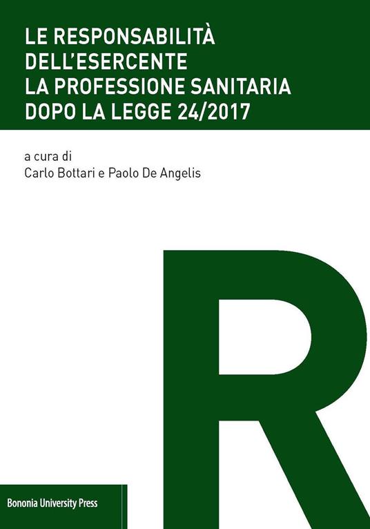 Le responsabilità dell'esercente. La professione sanitaria dopo la legge 24/2017 - copertina