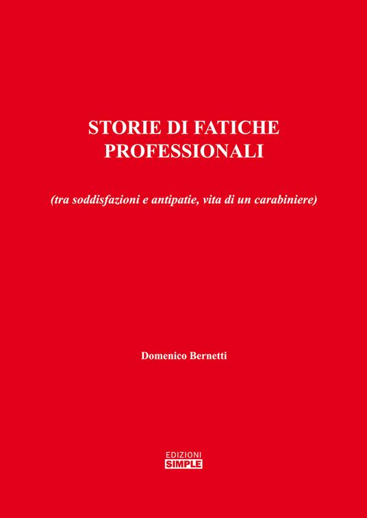Storie di fatiche professionali (tra soddisfazioni e antipatie, vita di un carabiniere) - Domenico Bernetti - copertina