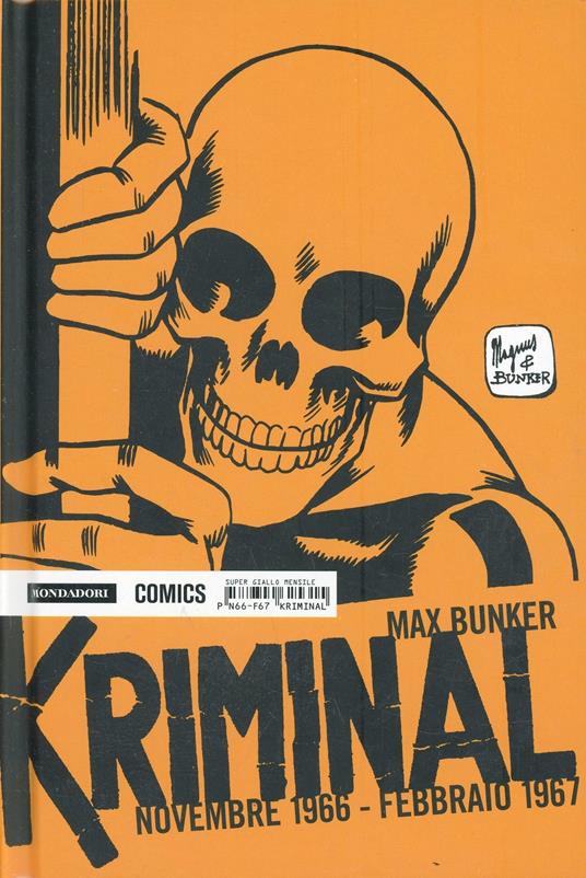 Kriminal. Vol. 8: Novembre 1966-Febbraio 1967 - Max Bunker,Magnus - copertina
