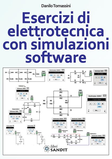 Esercizi di elettrotecnica con simulazioni software - Danilo Tomassini - copertina