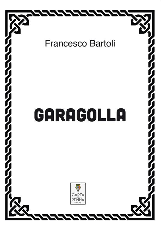 Garagolla - Francesco Bartoli - copertina