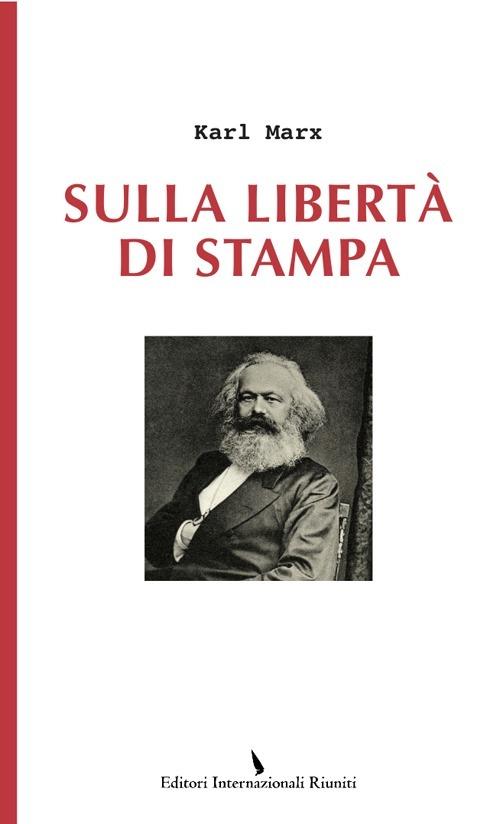 Sulla libertà di stampa - Karl Marx - copertina