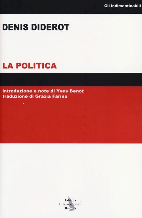 La politica - Denis Diderot - copertina