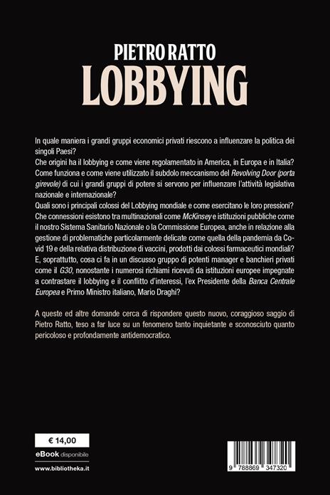 Lobbying - Pietro Ratto - 2