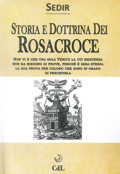 Storia e dottrina dei Rosa+Croce - Paul Sédir - copertina