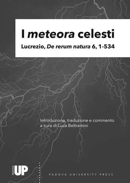 I meteora celesti. Lucrezio, De rerum natura 6, 1-534 - copertina