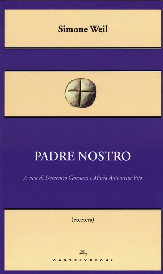 Padre nostro - Simone Weil - copertina