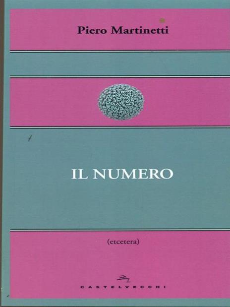Il numero - Piero Martinetti - copertina
