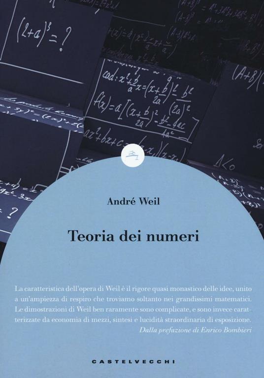 Teoria dei numeri - André Weil - copertina