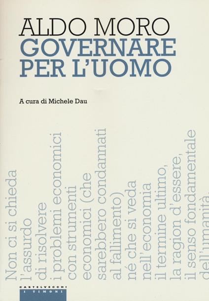 Governare per l'uomo - Aldo Moro - copertina