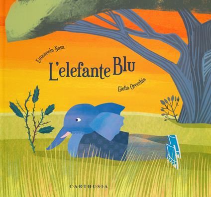 L' elefante blu. Ediz. a colori - Emanuela Nava,Giulia Orecchia - copertina