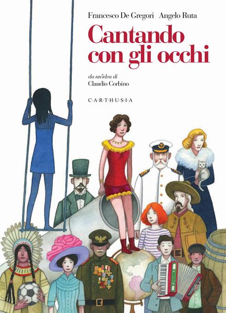 Cantando con gli occhi - Francesco De Gregori - copertina