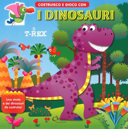 Il T-rex. Costruisco e gioco con i dinosauri. Ediz. a colori - Jordi Busquets - copertina