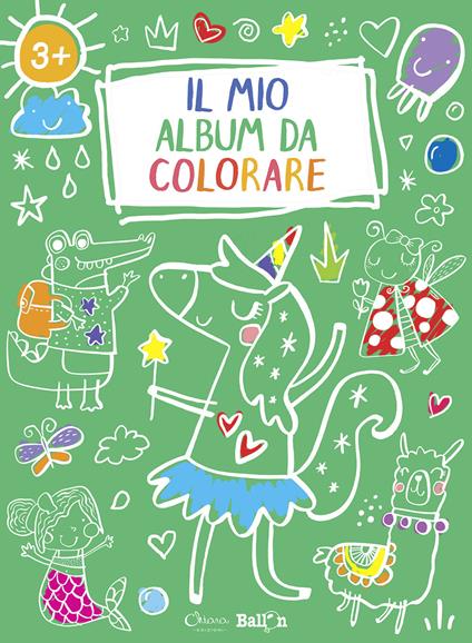 Unicorno. Il mio album da colorare 3+. Ediz. a colori - copertina