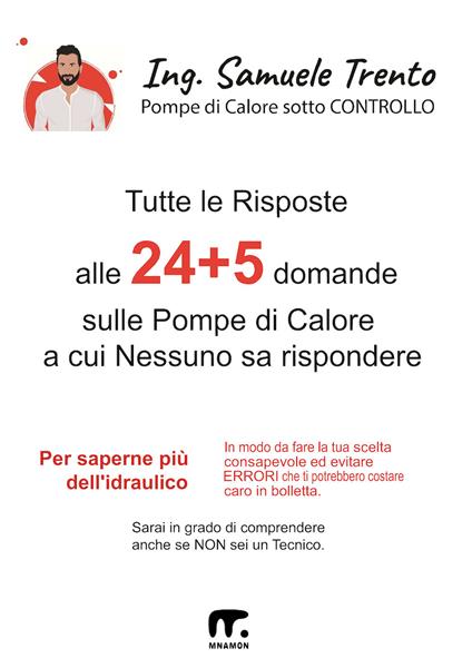 Tutte le risposte alle 24 + 5 domande sulle pompe di calore a cui nessuno sa rispondere - Samuele Trento - copertina