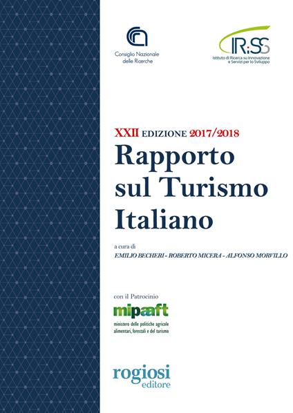 Ventiduesimo rapporto sul turismo italiano 2017-2018 - copertina