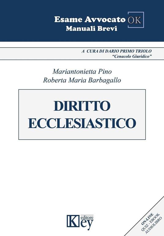 Diritto ecclesiastico - Mariantonietta Pino,Roberta Maria Barbagallo - copertina