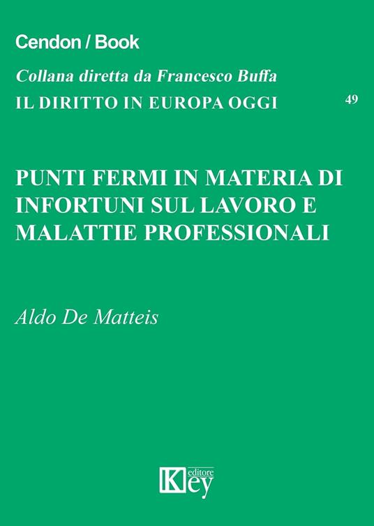 Punti fermi in materia di infortuni sul lavoro e malattie professionali - Aldo De Matteis - ebook