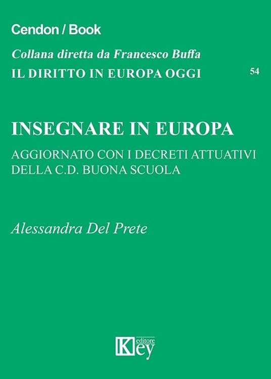 Insegnare in Europa - Alessandra Del Prete - ebook