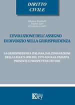 L' evoluzione dell'assegno di divorzio nella giurisprudenza