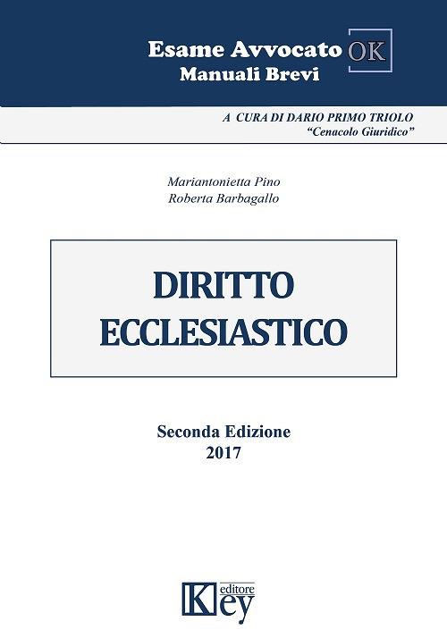 Diritto ecclesiastico - Mariantonietta Pino,Roberta Maria Barbagallo - copertina