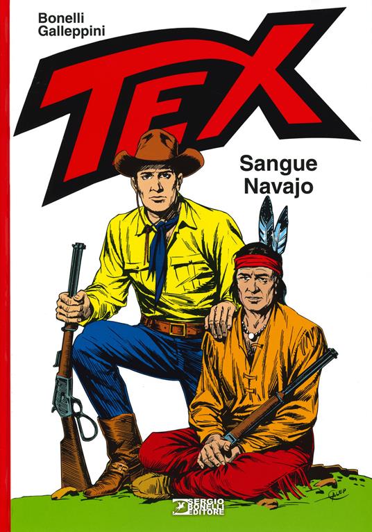 Tex. Sangue navajo - Gianluigi Bonelli - copertina