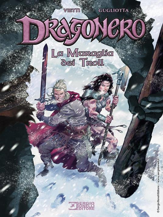 La muraglia dei Troll. Dragonero - Stefano Vietti - copertina