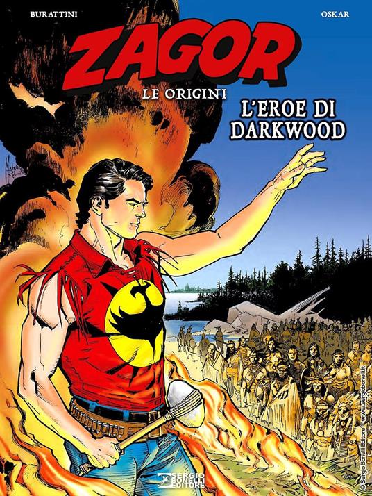 L'eroe di Darkwood. Zagor. Le origini - Moreno Burattini - copertina