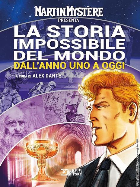 Martin Mystère presenta: La storia impossibile del mondo. Vol. 2: Dall'anno uno a oggi - copertina