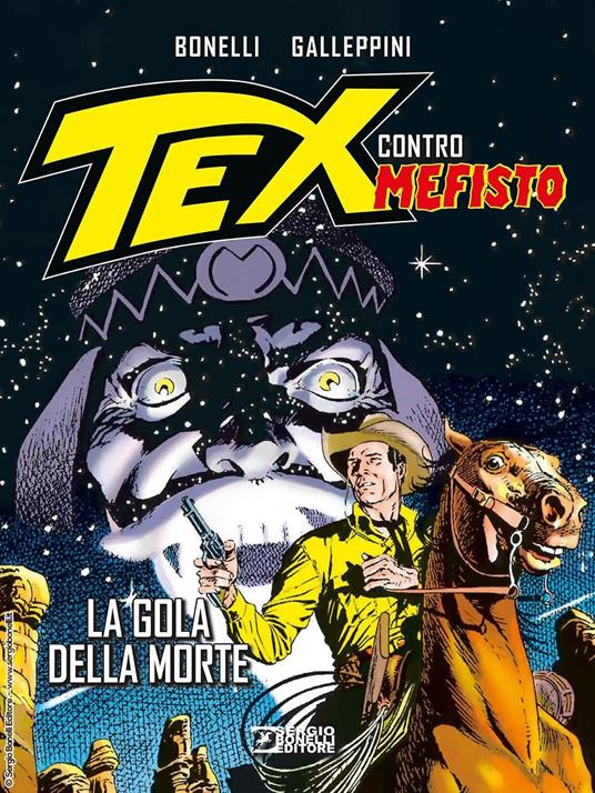 Tex contro Mefisto. Vol. 1: La gola della morte - Gianluigi Bonelli - copertina