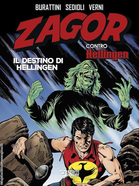 Zagor contro Hellingen. Vol. 7: Il destino di Hellingen - Moreno Burattini - copertina