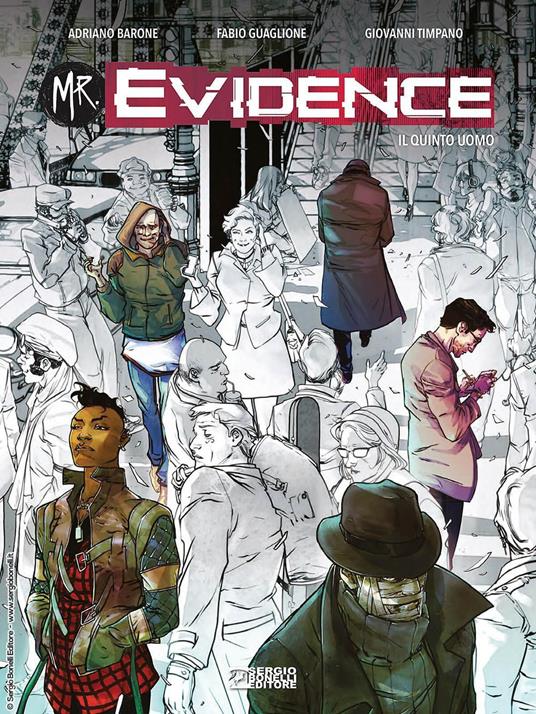 Mr. Evidence. Vol. 2: Il quinto uomo - Adriano Barone,Fabio Guaglione - copertina