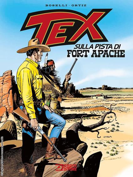 Tex. Sulla pista di Fort Apache - Mauro Boselli - copertina