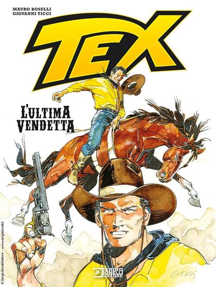 Tex. L'ultima vendetta - Mauro Boselli - copertina