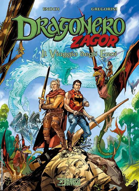 Il viaggio degli eroi. Dragonero & Zagor - Luca Enoch - copertina