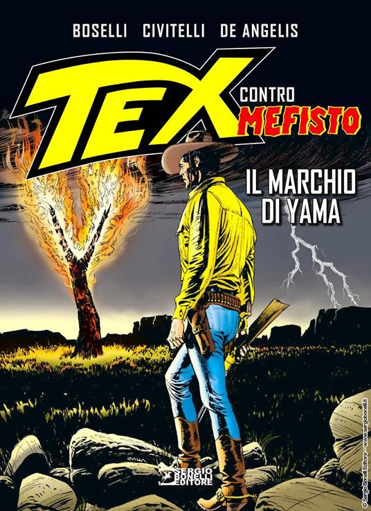 Il marchio di Yama. Tex contro Mefisto - Mauro Boselli - copertina