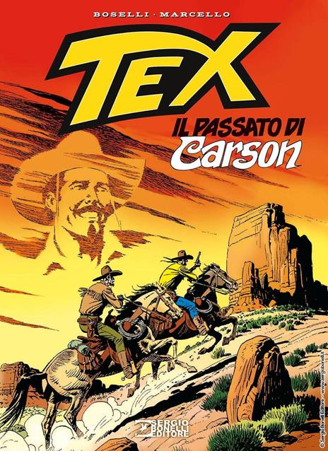 Tex. Il passato di Carson - Mauro Boselli - copertina