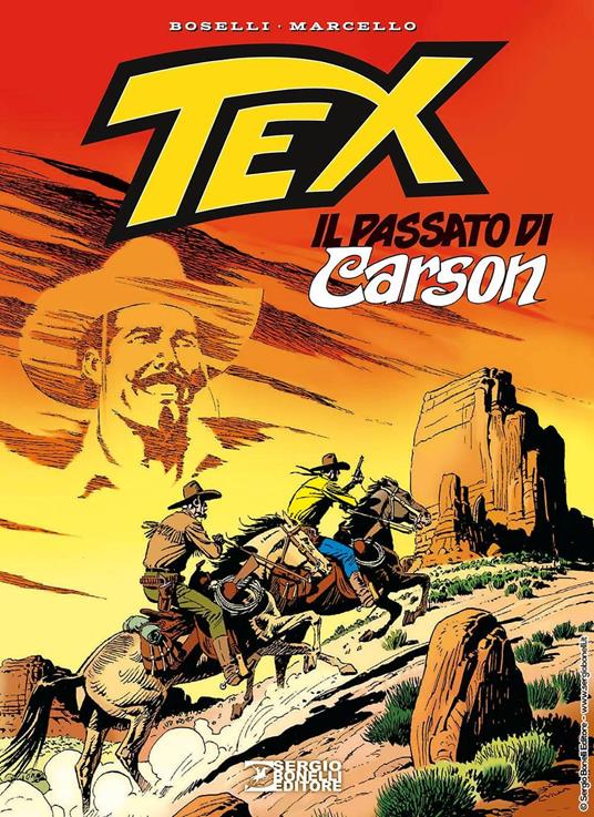 Tex. Il passato di Carson - Mauro Boselli - copertina