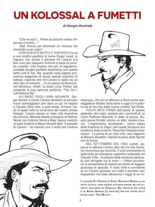 Tex. Il passato di Carson - Mauro Boselli - 2