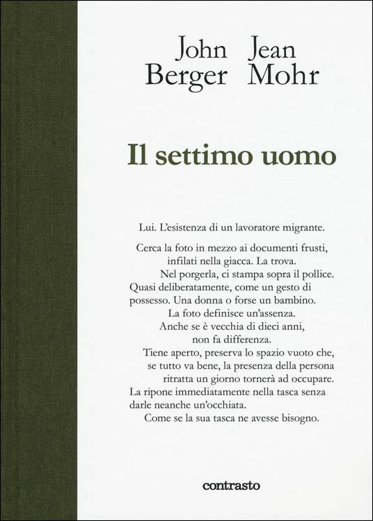 Il settimo uomo. Ediz. illustrata - John Berger - copertina