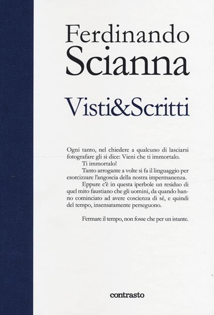 Visti & scritti. Ediz. illustrata - Ferdinando Scianna - copertina