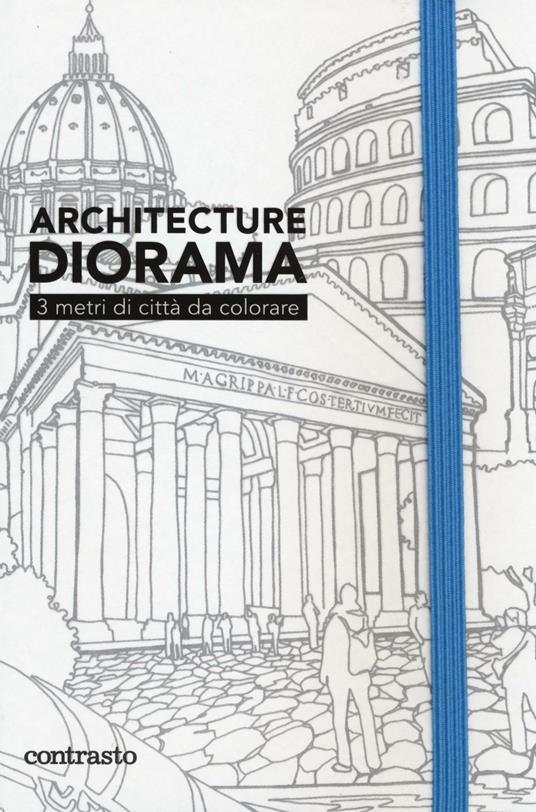 Architecture diorama. 3 metri di città da colorare - copertina