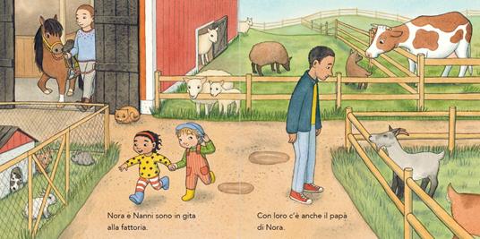 Nora e Nanni e la gita alla fattoria. Ediz. a colori - Emelie Andrén - 2