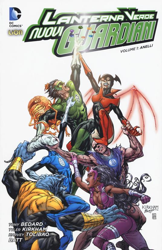 Nuovi guardiani. Lanterna verde. Vol. 1 - Tony Bedard,Tyler Kirkham - copertina